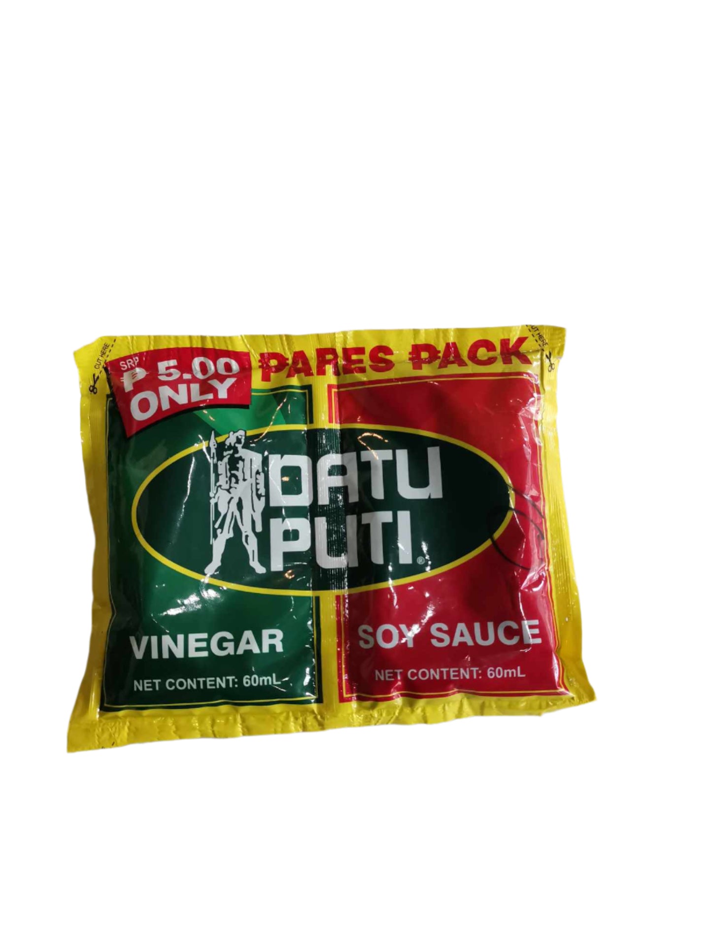 PARES PACK DATU PUTI VINEGAR & SOY SAUCE 60ML