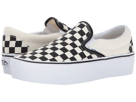 VANS CHECKERBOARD SLIP-ON BLACK/OFF-WHITE