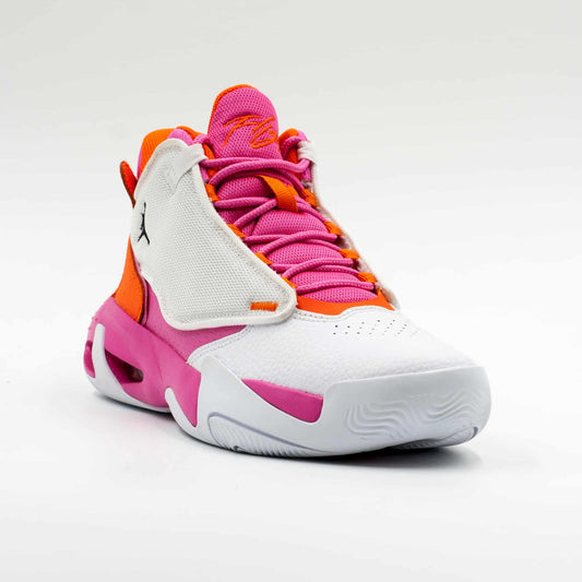 Jordan Max Aura 4 White Safety Orange Pinksicle (Jmax Aura WPO)