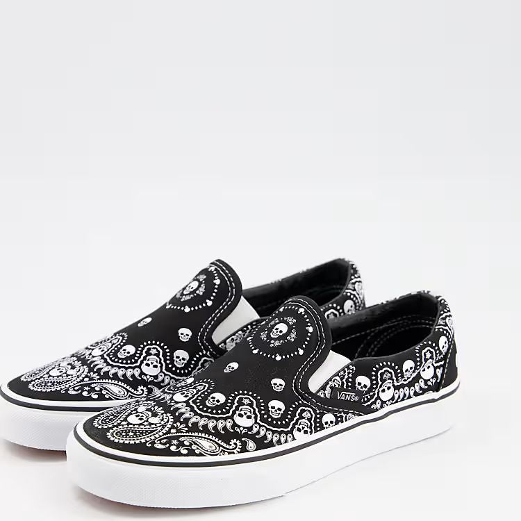 SLEEP ON BLACK BANDANA TOPGRADE SHOES UNISEX SIZES