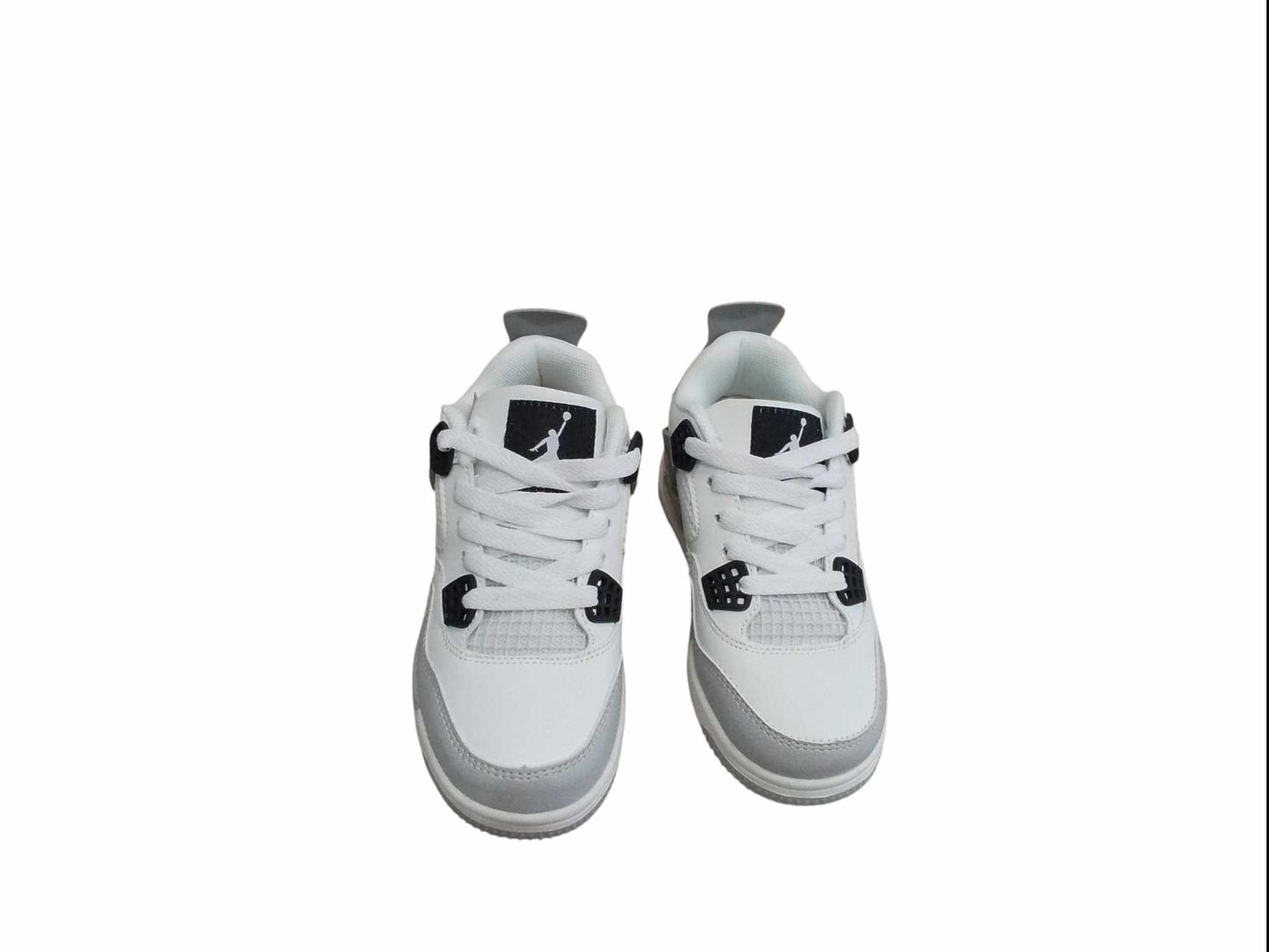 KIDS JORDAN 4 WHITE GRAY (K-J4 WG)