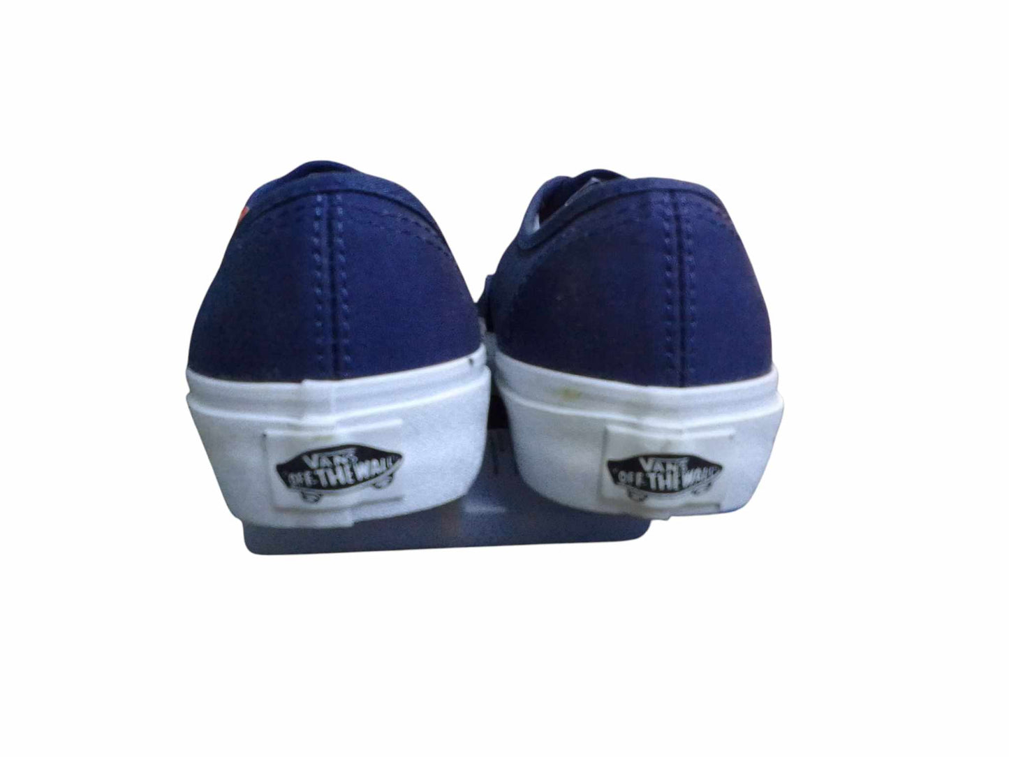 VANS AUTHENTIC BLUE WHITE FLATLACE SHOES (BLM-FL)