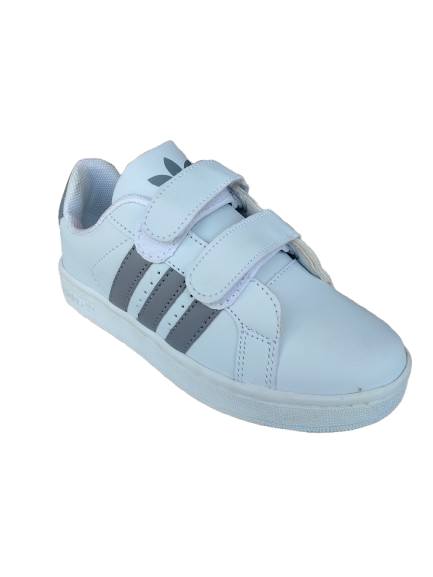 KIDS SUPERSTAR WHITE GREY (K-SS WG)