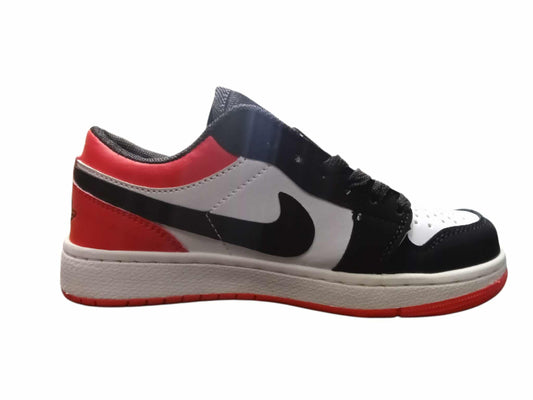 KIDS JORDAN 1 WHITE BLACK RED (K-J1 WBR)