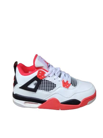 JORDAN 4 WHITE BLACK RED 2 (J4 WBR2)