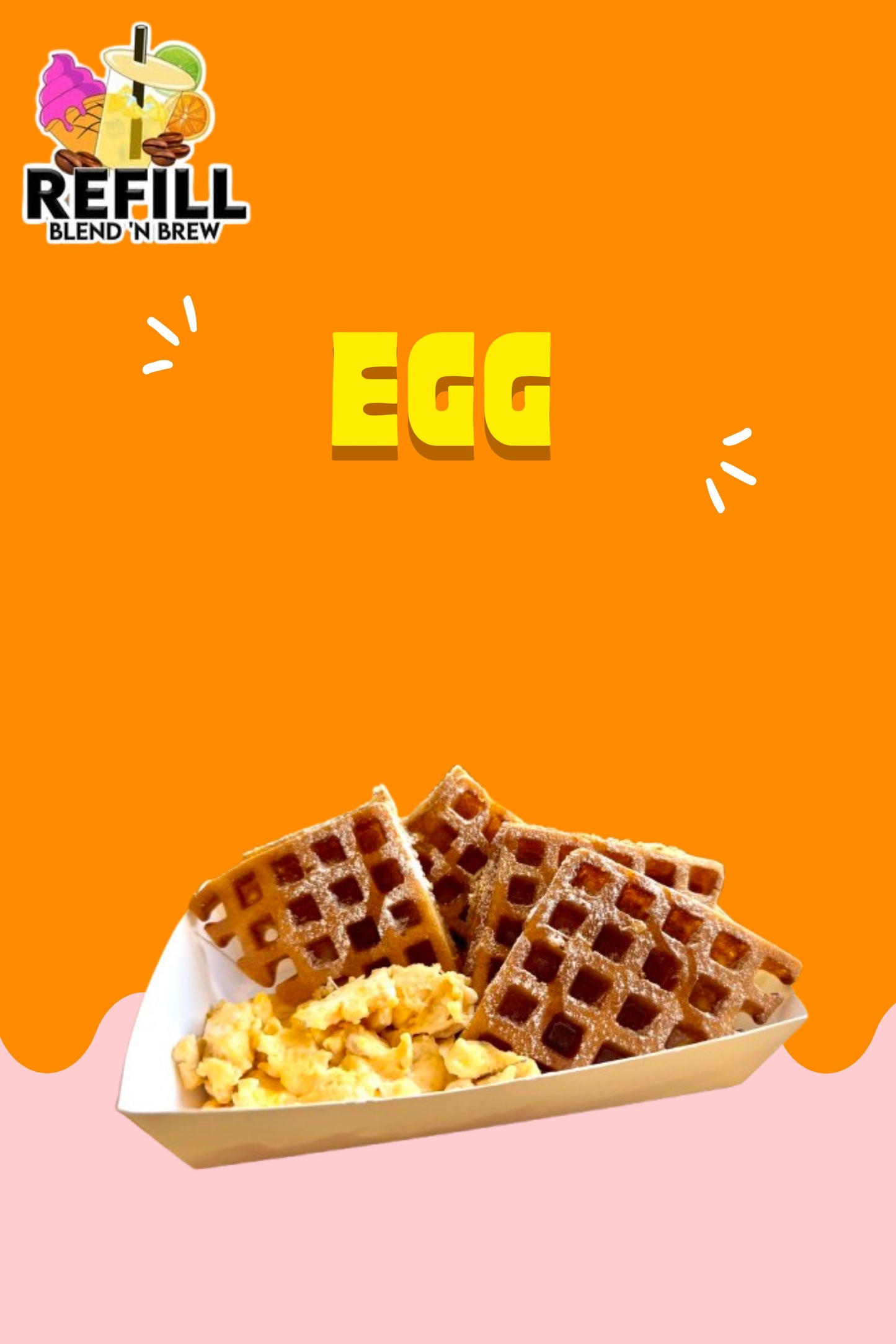 WAFFLE ALL-DAY BREAKFAST