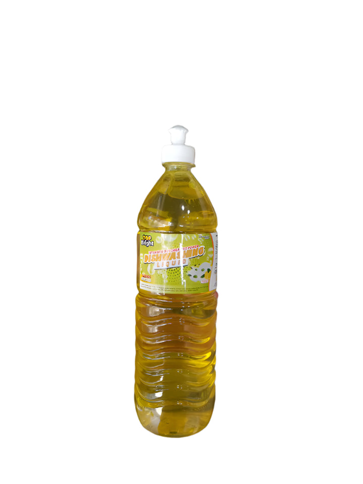 TOP BRIGHT DISHWASHING LIQUID 1LITER