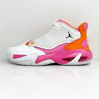 Jordan Max Aura 4 White Safety Orange Pinksicle (Jmax Aura WPO)