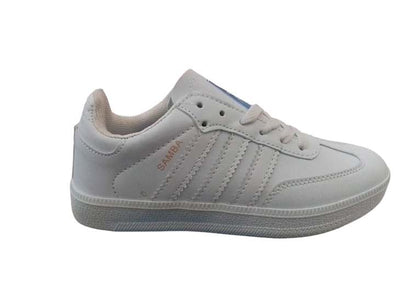 KIDS SAMBA ALL WHITE (K-SAMBA AW)