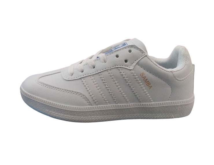 KIDS SAMBA ALL WHITE (K-SAMBA AW)