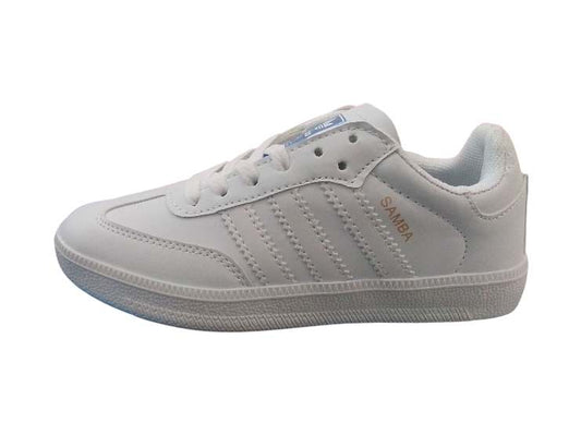 KIDS SAMBA ALL WHITE (K-SAMBA AW)