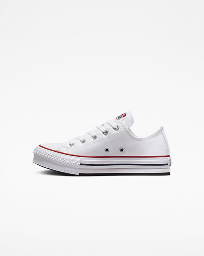 HQ KIDS CONVERSE Chuck Taylor All Star WHITE RED (K-CONS WR)
