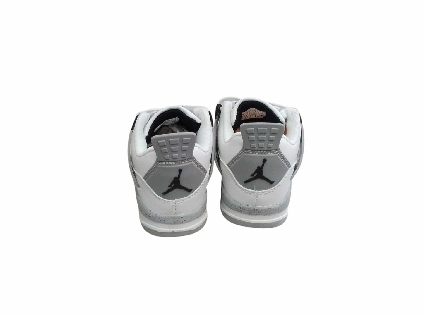 KIDS JORDAN 4 WHITE GRAY (K-J4 WG)