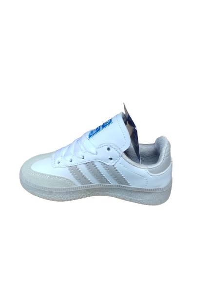 KIDS SAMBA WHITE LIGHT GREY (K-SAMBA WLG)