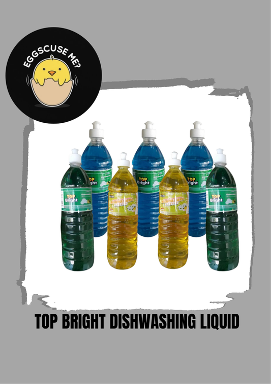 TOP BRIGHT DISHWASHING LIQUID 1LITER