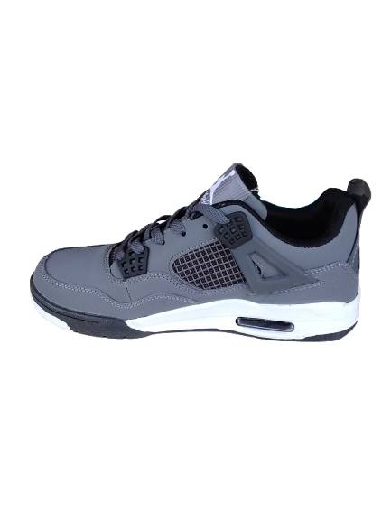 HQ JORDAN 4 GREY WHITE BLACK (HQ J4 GWB)