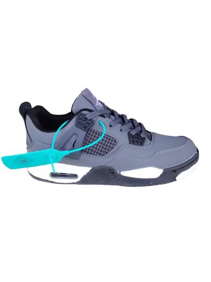 HQ JORDAN 4 GREY WHITE BLACK (HQ J4 GWB)