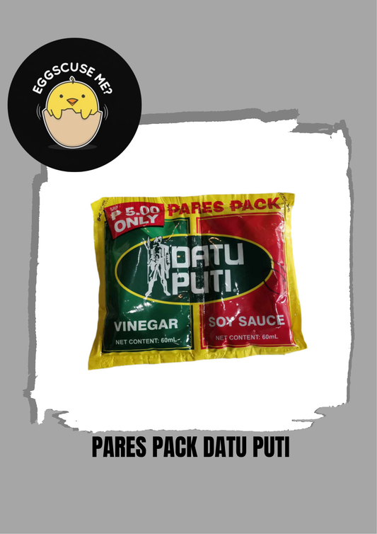PARES PACK DATU PUTI VINEGAR & SOY SAUCE 60ML