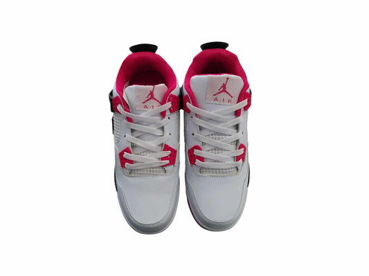 HQ J ORDAN 4 WHITE BLACK RED