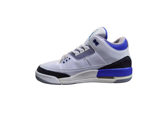 JORDAN 4 WHITE BLUE BLACK (J4 WBB)