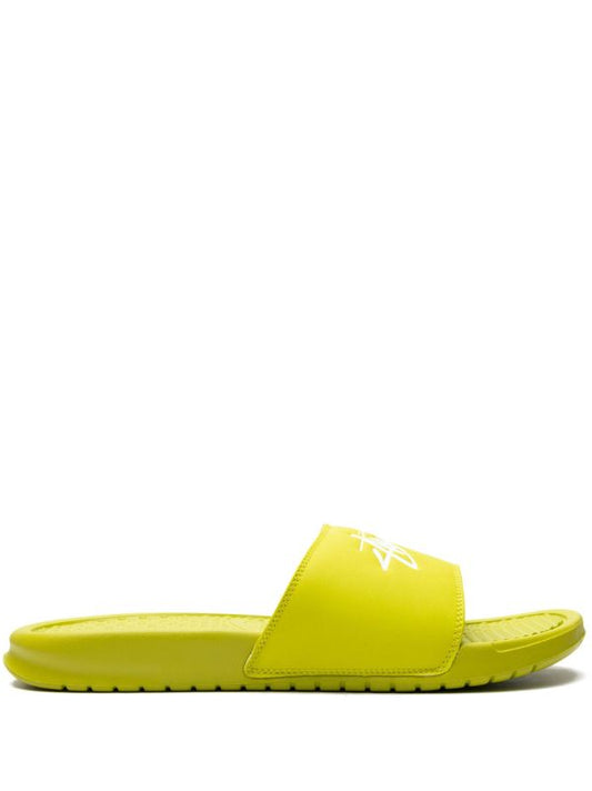 NIKE STUSSY SLIDES YELLOW (STUSSY Y)