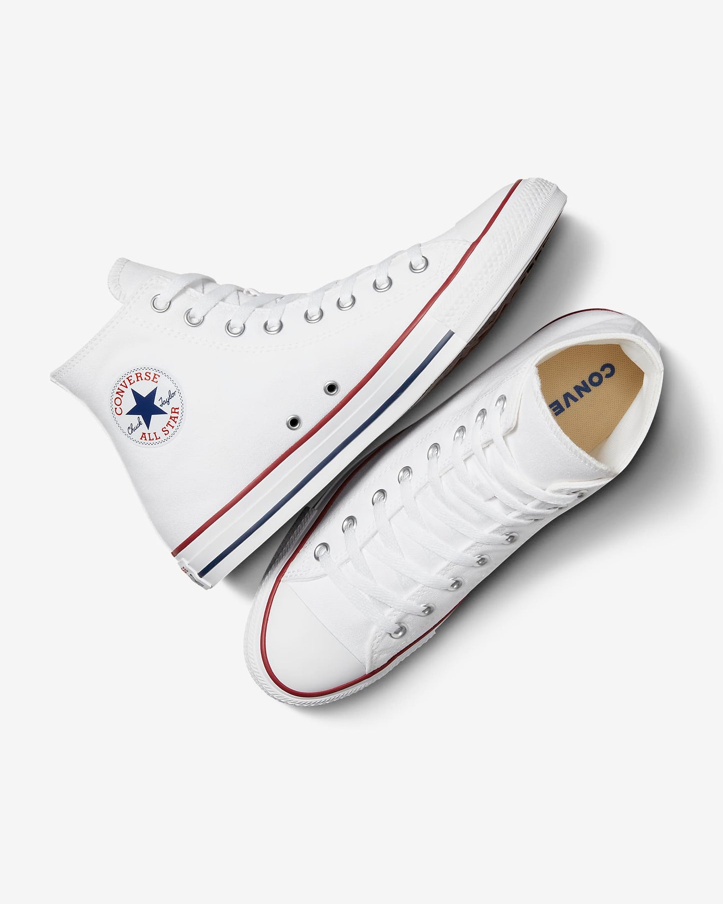 HQ Converse Chuck Taylor All Star High Top WHITE RED (HQ CONS HI WR)