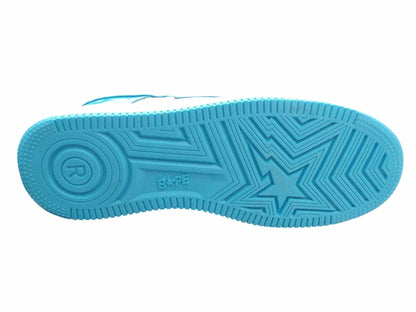 A bathing ape bapesta low white moon (HQ BAPE WBL)
