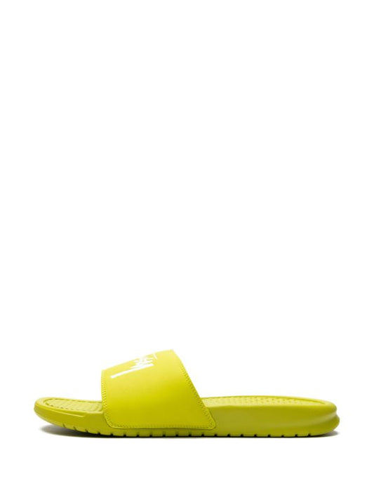 NIKE STUSSY SLIDES YELLOW (STUSSY Y)