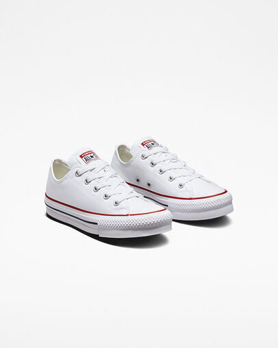 HQ KIDS CONVERSE Chuck Taylor All Star WHITE RED (K-CONS WR)