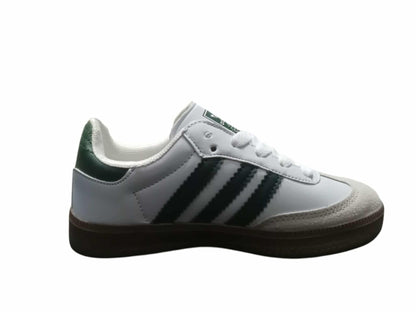 KIDS SAMBA WHITE DARK GREEN (K-SAMBA WDG)