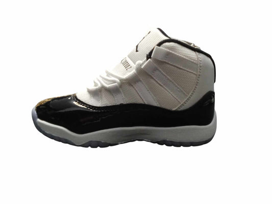 KIDS JORDAN 11 WHITE BLACK (K-J11 WB)