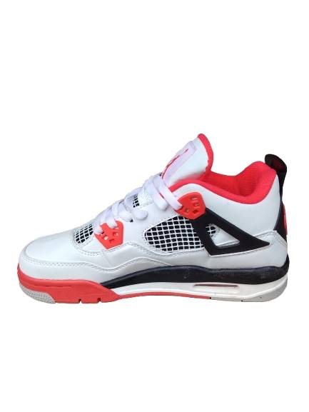 JORDAN 4 WHITE BLACK RED 2 (J4 WBR2)