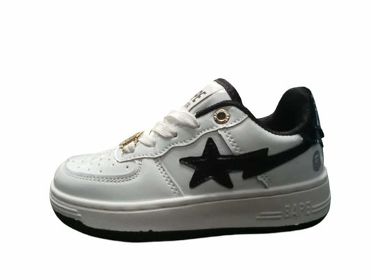 KIDS BAPE WHITE BLACK (K-BAPE WB)