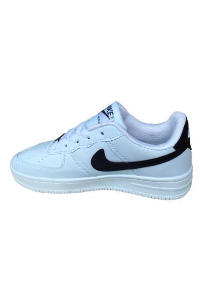 KIDS AIR FORCE 1 WHITE BLACK (K-AF1 WB)