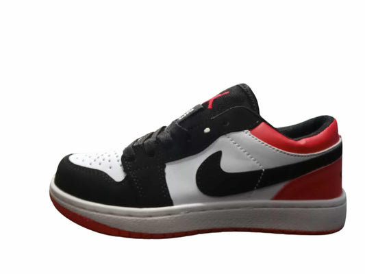 KIDS JORDAN 1 WHITE BLACK RED (K-J1 WBR)