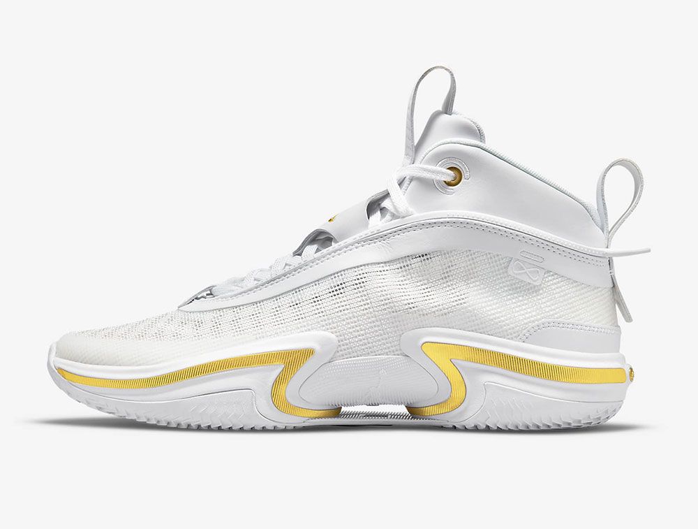 HQ JORDAN 36 WHITE METALLIC GOLD (HQ J36 WG)