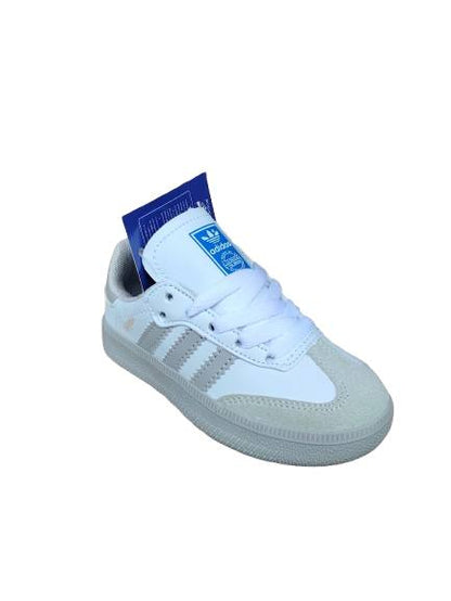 KIDS SAMBA WHITE LIGHT GREY (K-SAMBA WLG)