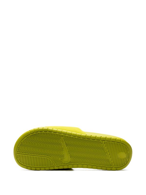 NIKE STUSSY SLIDES YELLOW (STUSSY Y)