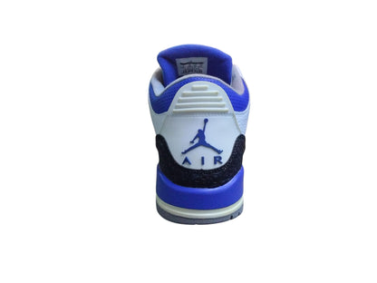 JORDAN 4 WHITE BLUE BLACK (J4 WBB)