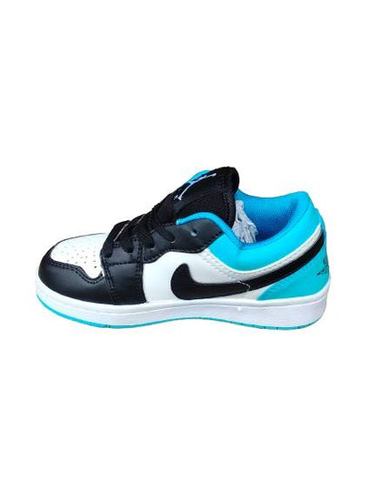 KIDS JORDAN 1 WHITE BLACK BLUE (K-J1 WBB)