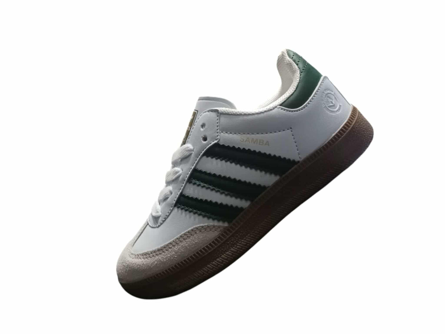 KIDS SAMBA WHITE DARK GREEN (K-SAMBA WDG)